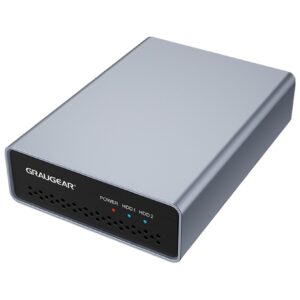 GRAUGEAR G-25RD2-AC-10G saugojimo diskų korpusas HDD / SSD aptvaras Sidabras 2.5" - Image 1