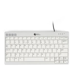 BakkerElkhuizen UltraBoard 950 V2 klaviatūra Biuras USB QWERTY Anglų (JK) Tamsiai Pilka, Šviesiai Žalia