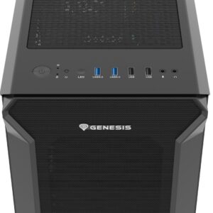GENESIS Irid 505F „Midi Tower“ Juoda - Image 2