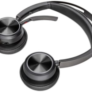HP Poly Voyager Focus 2 USB-C-C Headset +USB-C/A Adapter +Charging Stand - Image 3