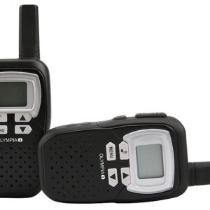 Olympia PMR 1208 abipusio radijo ryšio įrenginys 8 kanalai 446 MHz Juoda