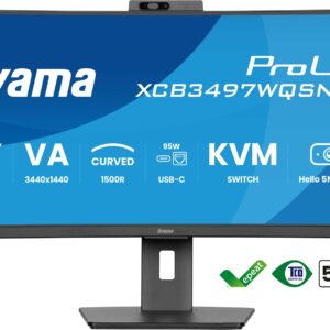 iiyama ProLite XCB3497WQSNPH-B1 kompiuterio monitorius 86,4 cm (34") 3440 x 1440 pikseliai UltraWide Quad HD LED Juoda - Image 2
