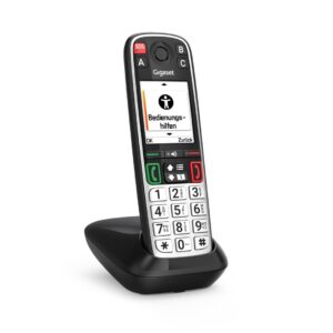 Gigaset EASY 500 Analoginio ryšio / DECT telefonas Skambintojo ID Juoda, Sidabras - Image 1