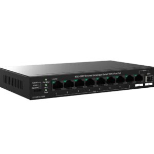 Tenda TEG1110PF-8-120W tinklo komutatorius Ne-valdomas Gigabit Ethernet (10/100/1000) Maitinimas per Eternetą (PoE) Juoda - Image 3