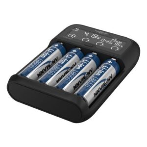 Ansmann Lithium 4 baterijų įkroviklis Akumuliatoriaus kroviklis DC - Image 2