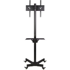 Techly ICA-TR21 televizoriaus laikiklis 139,7 cm (55") Juoda - Image 2