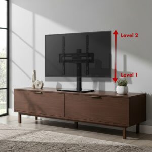 Maclean universalus TV stovas, skirtas TV spintelei, pagrindo, maks. 35 kg, 20 laipsnių pasukimas, skirtas 32-55 colių televizoriams, MC-132