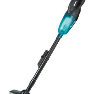 Makita DCL180ZB siurblys-šluota / elektrinė šluota Dulkių siurblys-šluota „du viename“ Baterija Sausa Bemaišis 0,65 L Juoda, Mėlyna 3 Ah