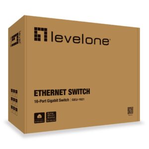LevelOne GEU-1621 tinklo komutatorius Gigabit Ethernet (10/100/1000) Pilka - Image 3