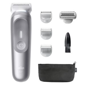 Braun Series 7 80789703 kūno plaukų kirpimo mašinėlė / skustuvas Pilka - Image 3