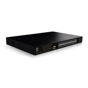 LevelOne GEP-2861 tinklo komutatorius Valdomas L2 Gigabit Ethernet (10/100/1000) Maitinimas per Eternetą (PoE) 1U Juoda - Image 3