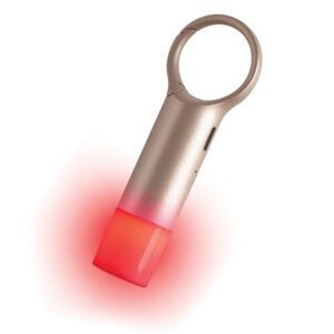 Lexon Nomaday Flash LED Keychain gold LL137D - Image 6
