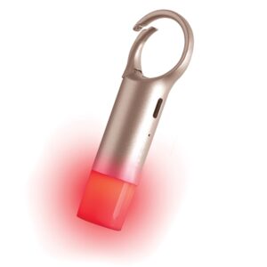 Lexon Nomaday Flash LED Keychain gold LL137D - Image 8