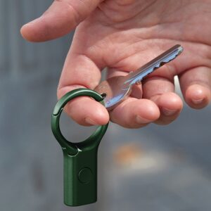 Lexon Nomaday Keychain with Flashlight dark žalios spalvos LL136DG1 - Image 4