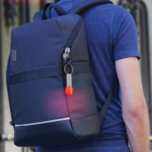 Lexon Nomaday Flash LED Keychain gray/gun LL137X - Image 10
