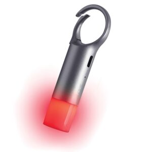 Lexon Nomaday Flash LED Keychain gray/gun LL137X - Image 7