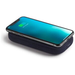 Lexon Powersound 5000 mAh Wireless Power Bank with Bluetooth Speaker dark blue LA128DB - Image 4