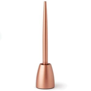 Lexon Scribalu Pen with Base soft gold LS64P1