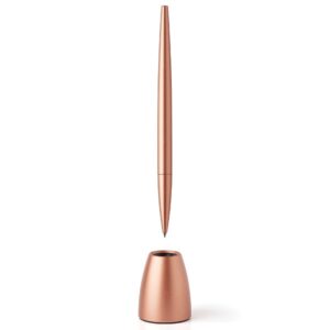Lexon Scribalu Pen with Base soft gold LS64P1 - Image 2