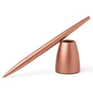 Lexon Scribalu Pen with Base soft gold LS64P1 - Image 3
