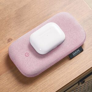 Lexon Powersound Wireless Power Bank 5000 mAh with Bluetooth speaker pink LA128P - Image 10
