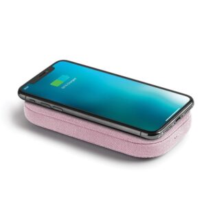 Lexon Powersound Wireless Power Bank 5000 mAh with Bluetooth speaker pink LA128P - Image 4