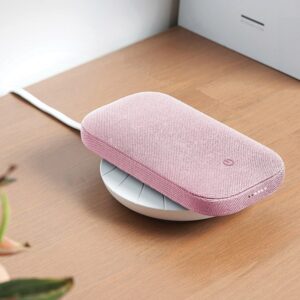 Lexon Powersound Wireless Power Bank 5000 mAh with Bluetooth speaker pink LA128P - Image 9