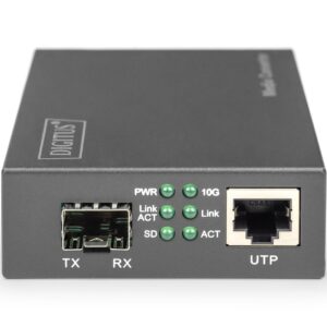Digitus DN-82211 tinklo medijos keitiklis 10000 Mbit/ai Juoda - Image 3
