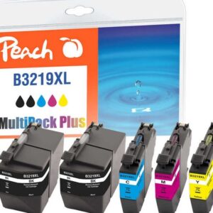 Peach 320288 rašalo kasetė 5 vnt Derantis Didelė (XL) išeiga Juoda, Žydras, Rausvai raudona, Geltona - Image 1