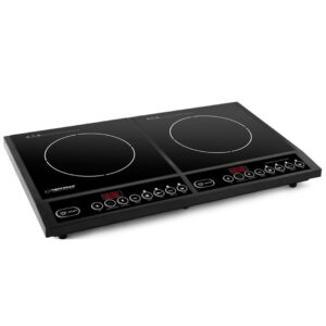Indukcinė viryklė, dviejų degiklių reguliuojama kaitlentė, 2000 W + 2000 W pūtimo funkcija - Image 2