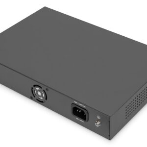 Digitus DN-95355 tinklo komutatorius Ne-valdomas Gigabit Ethernet (10/100/1000) Maitinimas per Eternetą (PoE) 1U Juoda - Image 3