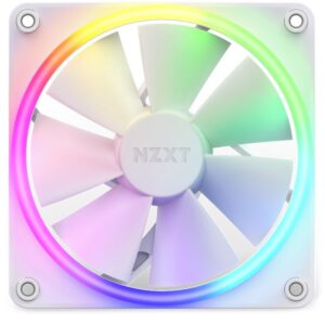 NZXT F120 RGB Triple Pack Kompiuterio korpusui Ventiliatorius 12 cm Balta 3 vnt - Image 2