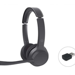 Conceptronic POLONA04BA Ausinės be mikrofono ir ausinės su mikrofonu Vielinis ir Bevielis Su lankeliu Skambučiai / muzika C tipo USB Bluetooth Juoda - Image 1