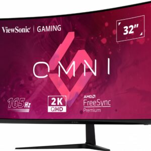 Viewsonic VX Series VX3218C-2K kompiuterio monitorius 81,3 cm (32") 2560 x 1440 pikseliai Quad HD LED Juoda - Image 3