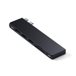 Satechi ST-HUCPHSD knyginių kompiuterių dokas / jungčių replikatorius Prijungimas USB 3.2 Gen 2 (3.1 Gen 2) Type-C Juoda