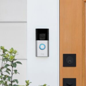 Ring Battery Doorbell Plus Juoda, Nikelis - Image 2