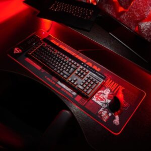 Numskull Games 154923 pelės kilimėlis Žaidimo pelės padėkliukas Juoda, Multi spalvos, Raudona - Image 2