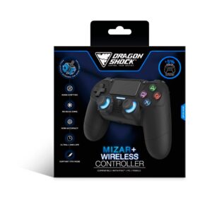 Dragonshock Mizar+ Juoda „Bluetooth“ Žaidimų pultelis Analoginis / skaitmeninis PC, PlayStation 4, Android - Image 1