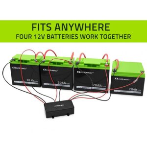Qoltec 51098 Įtampos balansavimo įrenginys 48 V akumuliatoriams 4 x 12 V | 10 A | LiFePO4 AGM GEL - Image 3
