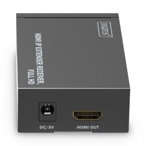 Digitus DS-55518 vaizdo ir garso signalų ilgintuvas AV imtuvas Juoda - Image 2