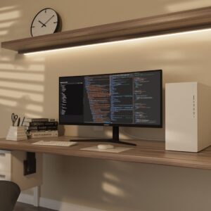 JAPANNEXT JN-IPS340UWQHD60C-C65W-HS kompiuterio monitorius 86,4 cm (34") 3440 x 1440 pikseliai UltraWide Quad HD LCD Juoda, Sidabras - Image 2