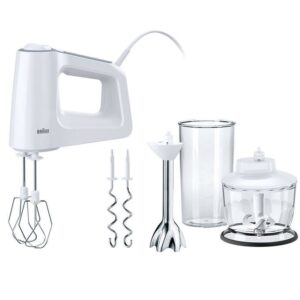 Braun MultiMix 3 HM 3137 WH Rankinis plaktuvas 500 W Balta