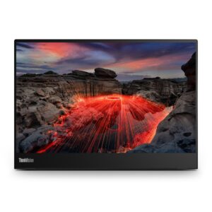 Lenovo ThinkVision M14t Gen 2 kompiuterio monitorius 35,6 cm (14") 2240 x 1400 pikseliai 2.2K LED Lietimui jautrus ekranas Juoda