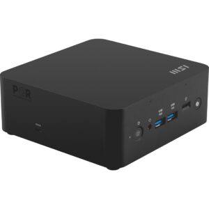 MSI Cubi NUC AI+ 2MG-039AT asmeninis kompiuteris / darbo stotis Copilot+ PC Intel Core Ultra 7 258V 32 GB LPDDR5x-SDRAM 1 TB SSD Mini PC Mini kompiuteris Juoda