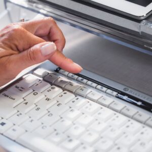 BakkerElkhuizen S-board 840 klaviatūra Biuras USB QWERTY Anglų (JAV) Šviesiai Žalia, Balta - Image 2