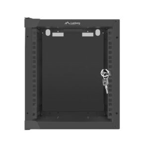 LANBERG SIENINĖ SPINTA 10" 6U (280X310, JUODA) - Image 2