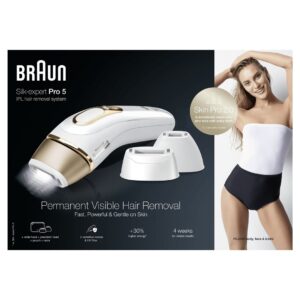 Braun Silk-expert Pro 5 PL5243 Intensyvaus pulso šviesa (IPL) Auksas, Balta - Image 1