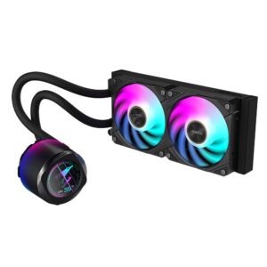 GIGABYTE AORUS WATERFORCE X II 240 Procesorius Universalusis skystinis aušintuvas 12 cm Juoda - Image 2