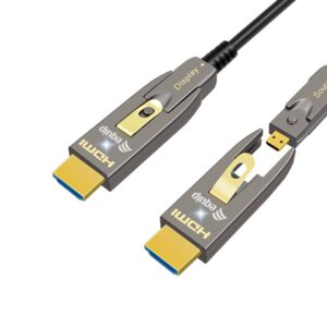 Equip 119473 HDMI kabelis 20 m HDMI Type-A/HDMI Type-D Juoda - Image 2