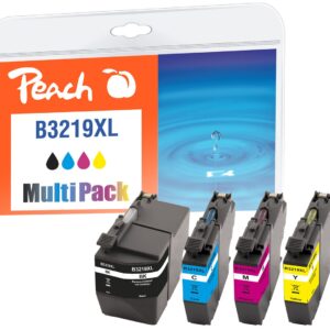 Peach 320287 rašalo kasetė 4 vnt Derantis Didelė (XL) išeiga Juoda, Žydras, Rausvai raudona, Geltona - Image 1